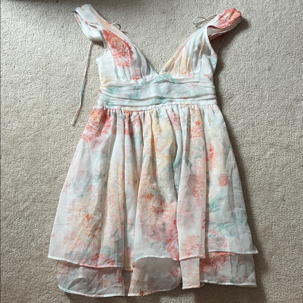Abercrombie & Fitch White Floral Dress